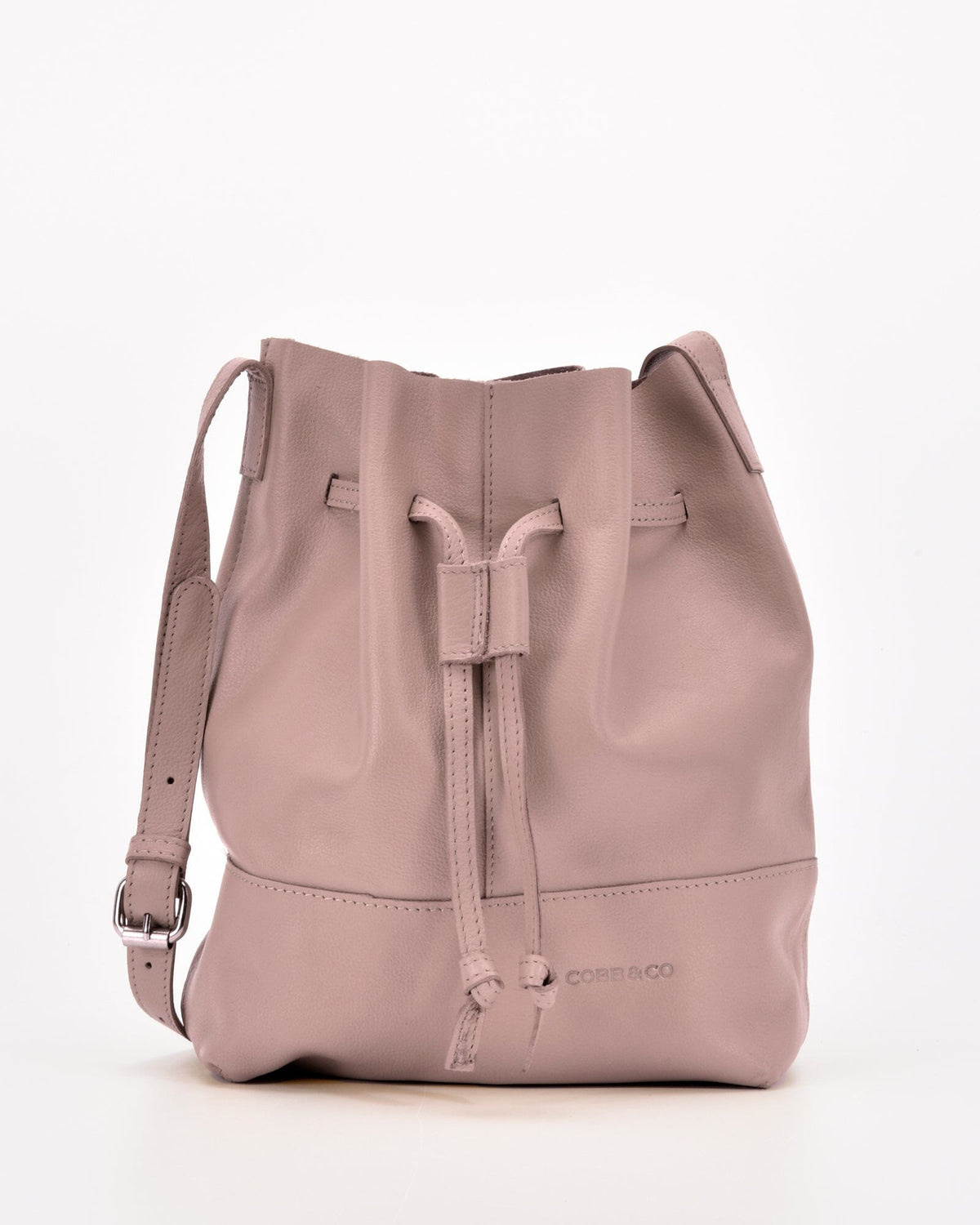 Esperance Leather Bucket Crossbody