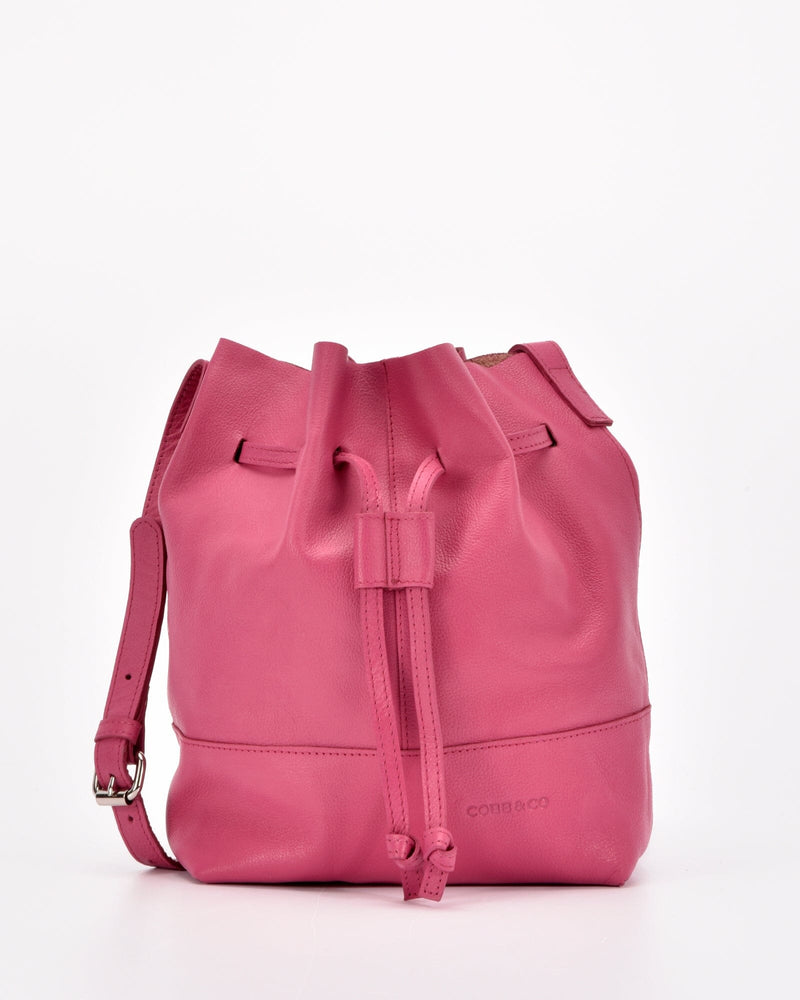 Esperance Leather Bucket Crossbody