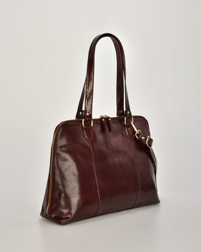 Fawkner Structured Leather Business Bag