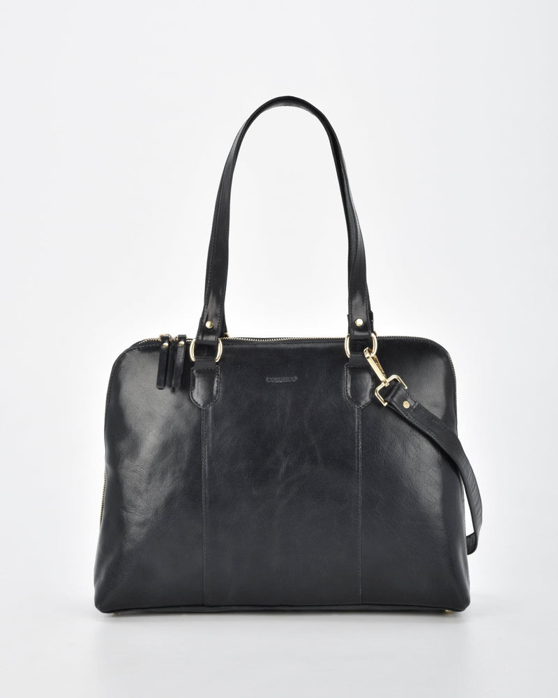 Fawkner Structured Leather Business Bag