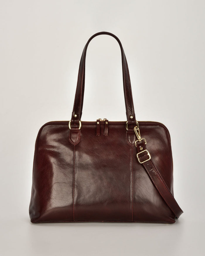 Fawkner Structured Leather Business Bag