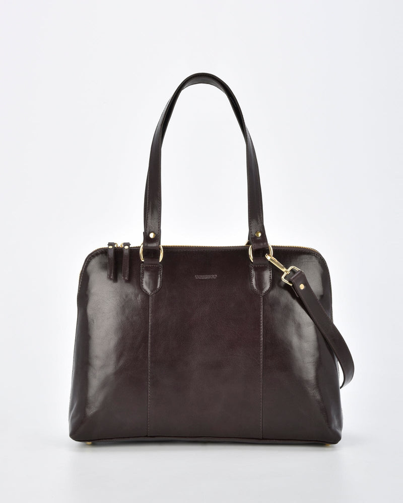 Fawkner Structured Leather Business Bag