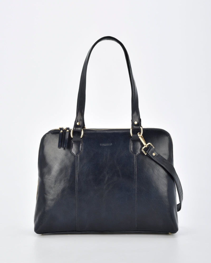Fawkner Structured Leather Business Bag