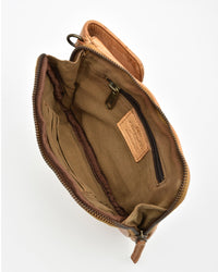 Gawler Rugged Leather Mini Crossbody/Phone holder/Wallet