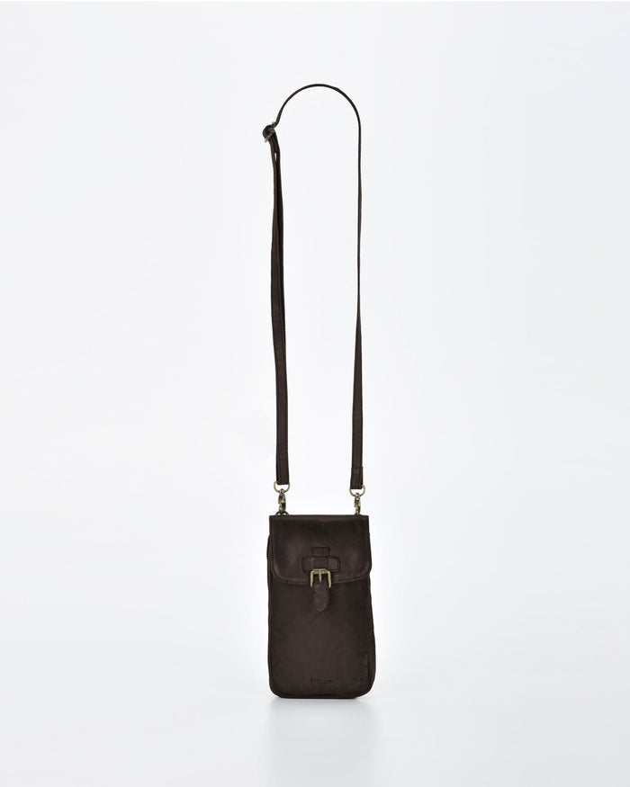 Gawler Rugged Leather Mini Crossbody/Phone holder/Wallet