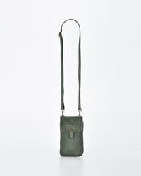 Gawler Rugged Leather Mini Crossbody/Phone holder/Wallet