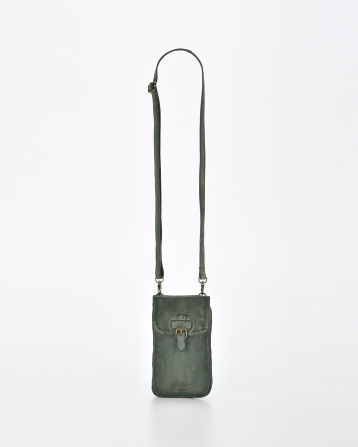 Gawler Rugged Leather Mini Crossbody/Phone holder/Wallet