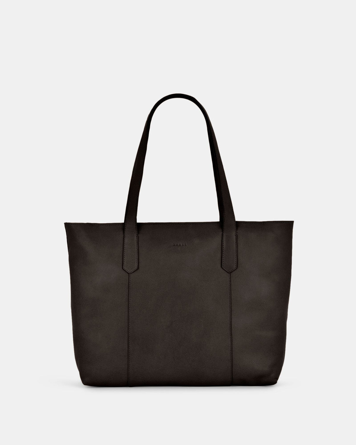 Genine Leather Tote Bag - Black