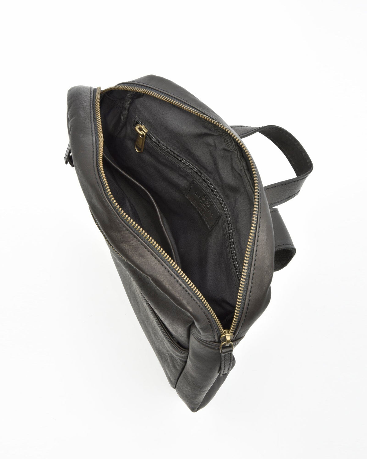 Glenwood Leather Backpack - Black