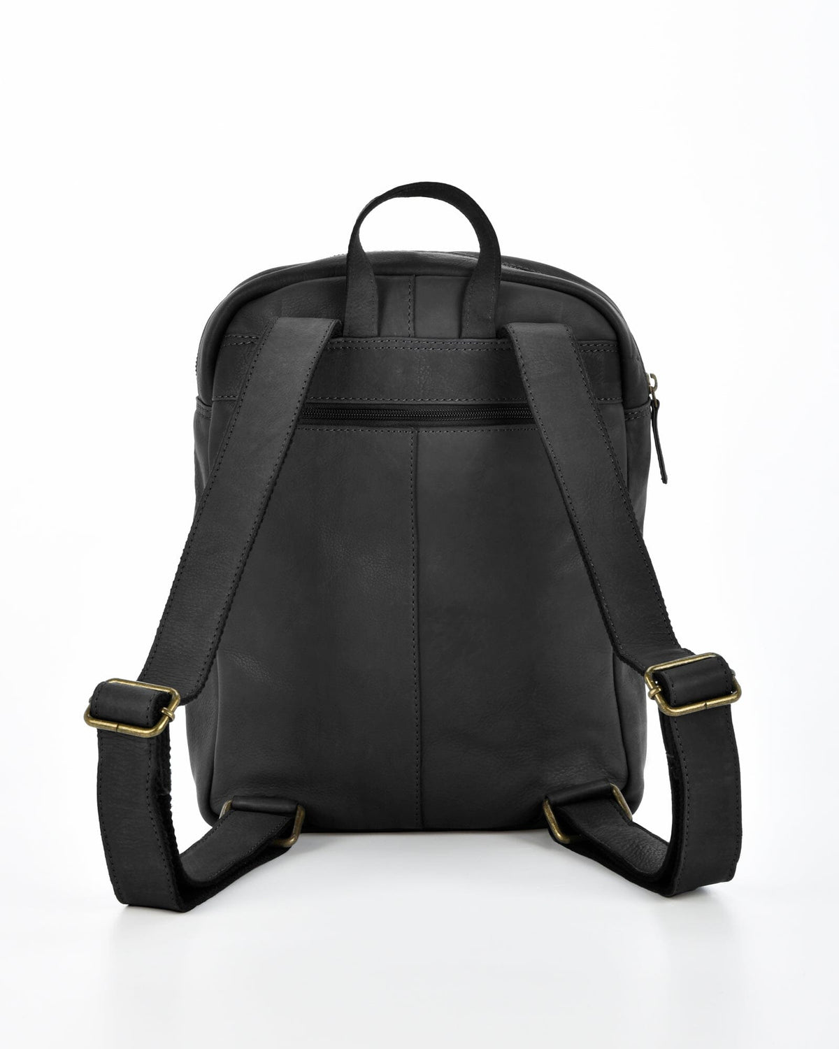 Glenwood Leather Backpack - Black