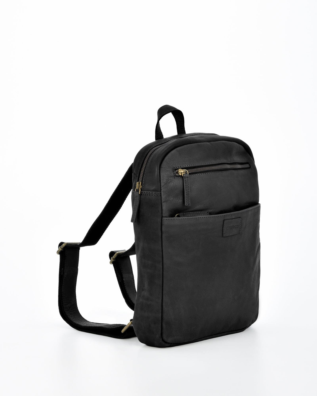 Glenwood Leather Backpack - Black