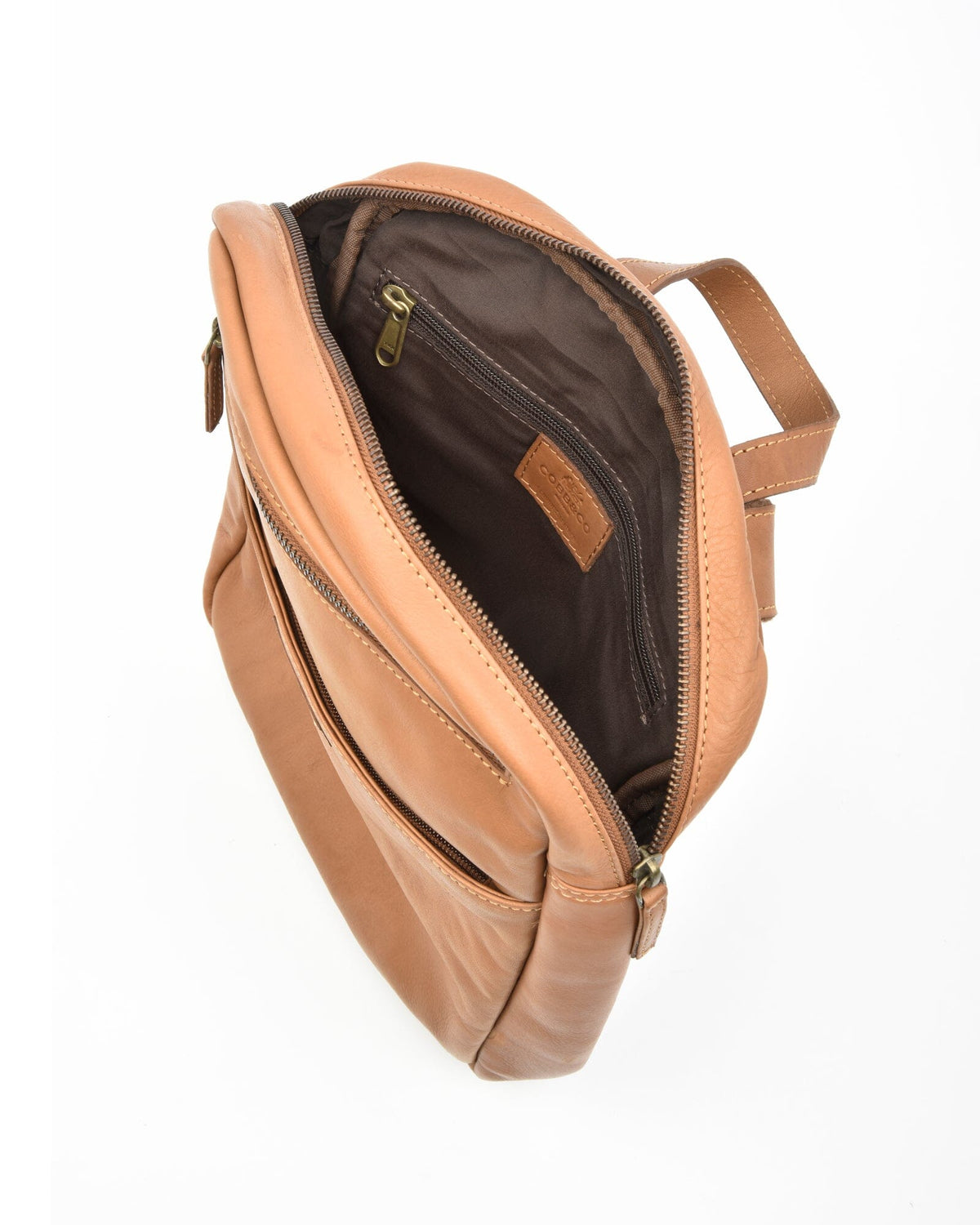 Glenwood Leather Backpack - Tan