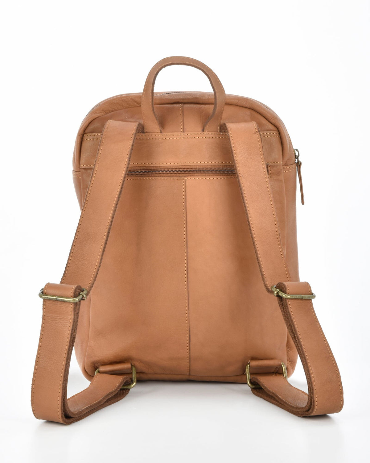 Glenwood Leather Backpack - Tan