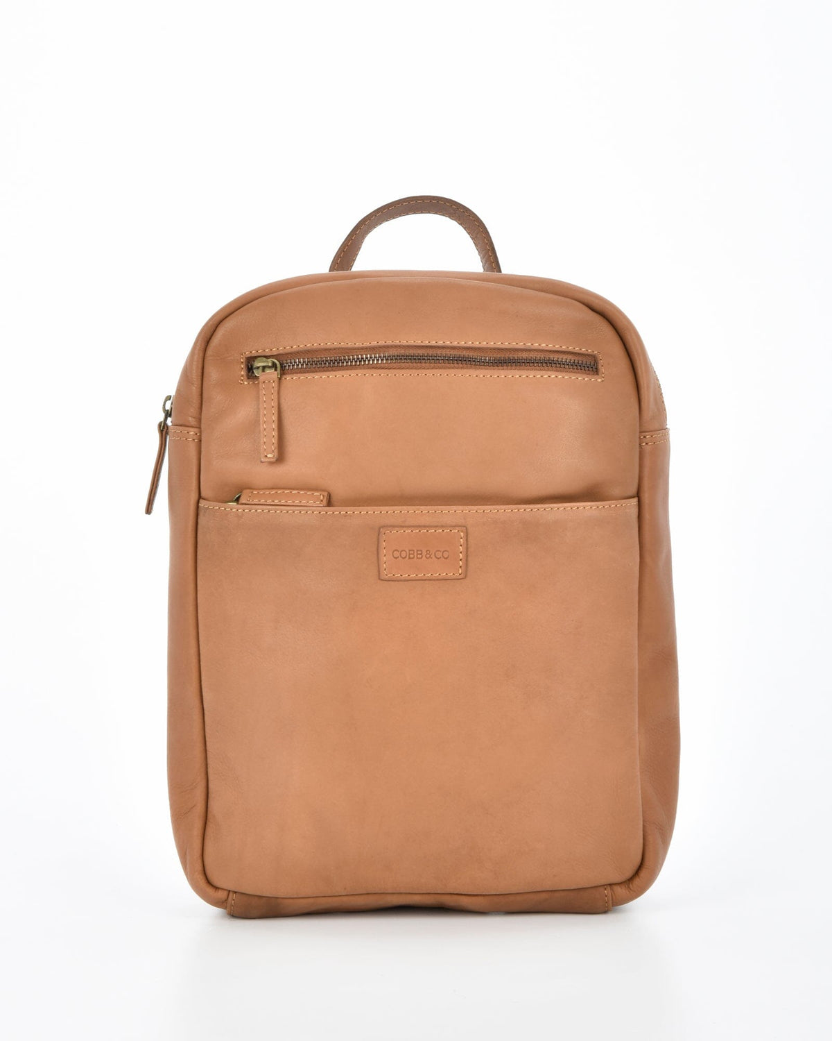Glenwood Leather Backpack - Tan