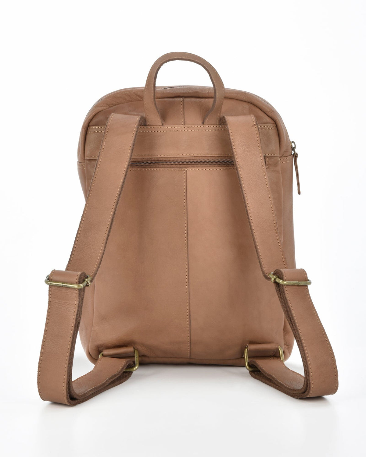 Glenwood Leather Backpack - Taupe