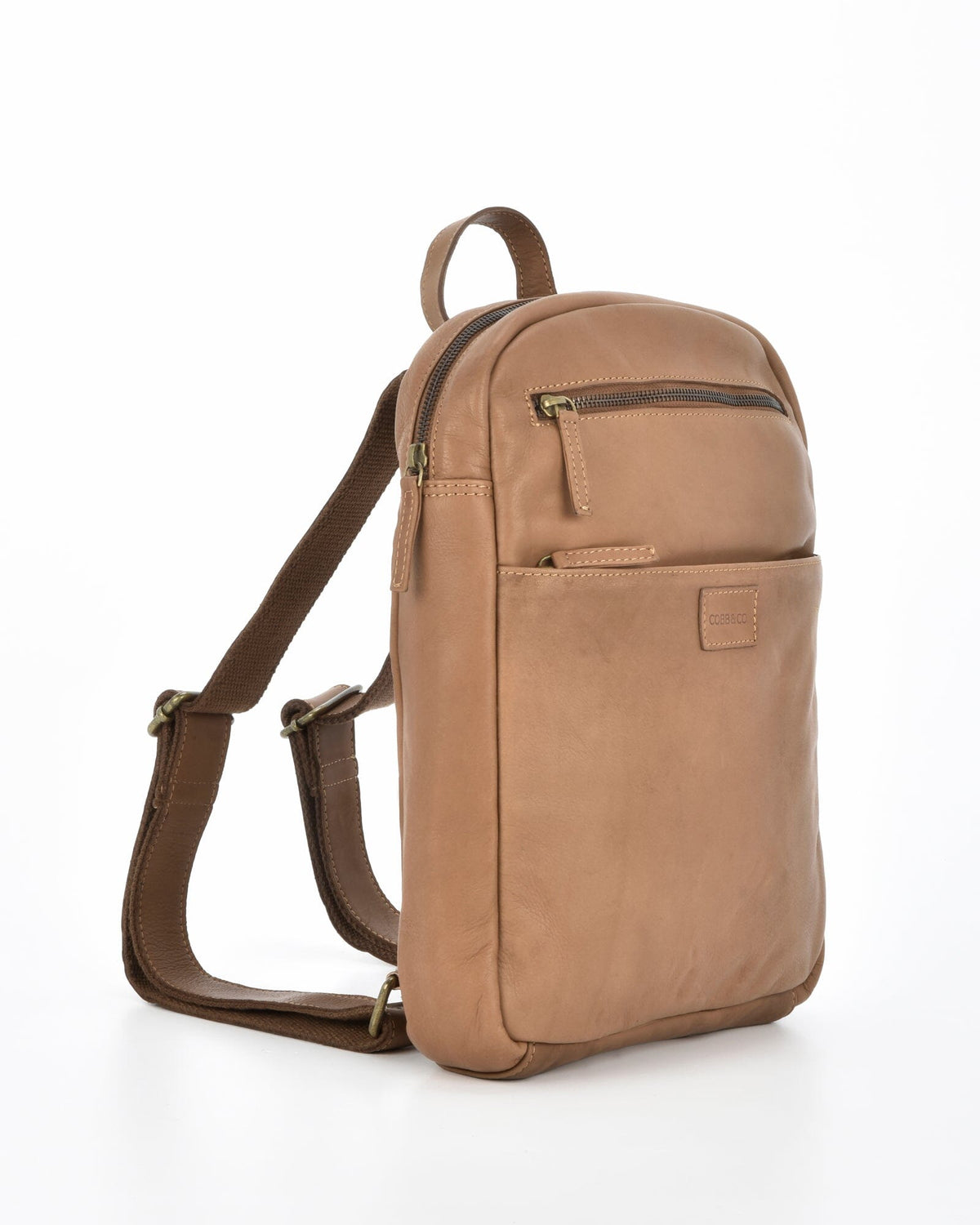 Glenwood Leather Backpack - Taupe