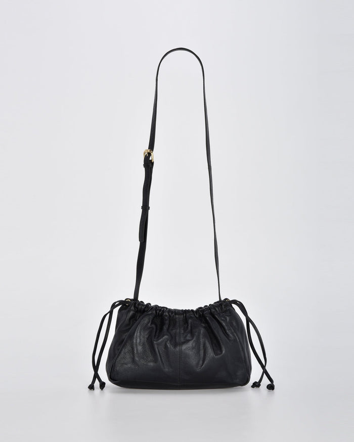 Halley Metallic Drawstring Crossbody