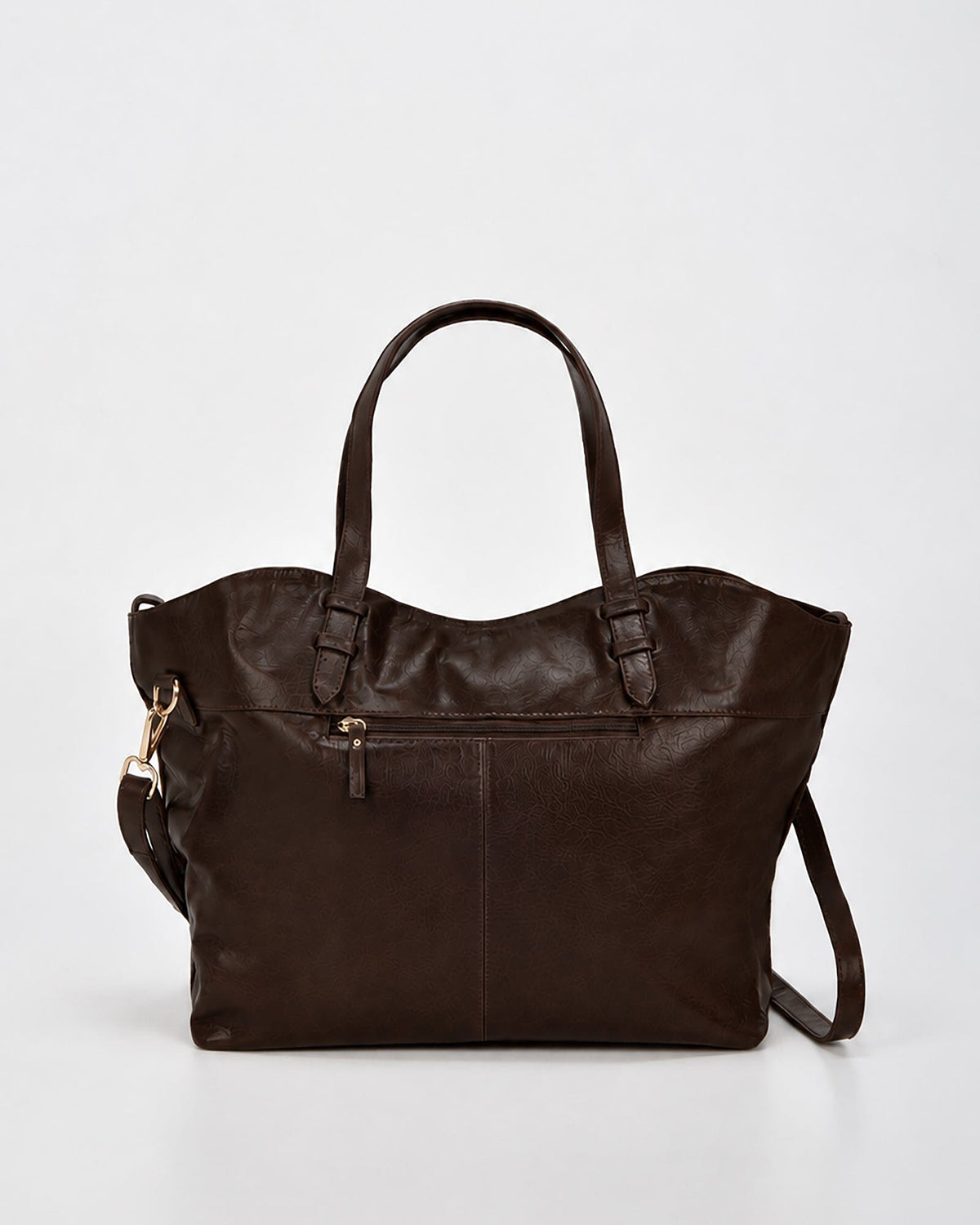 Hawthorn Suede & Leather Tote Bag - Chocolate