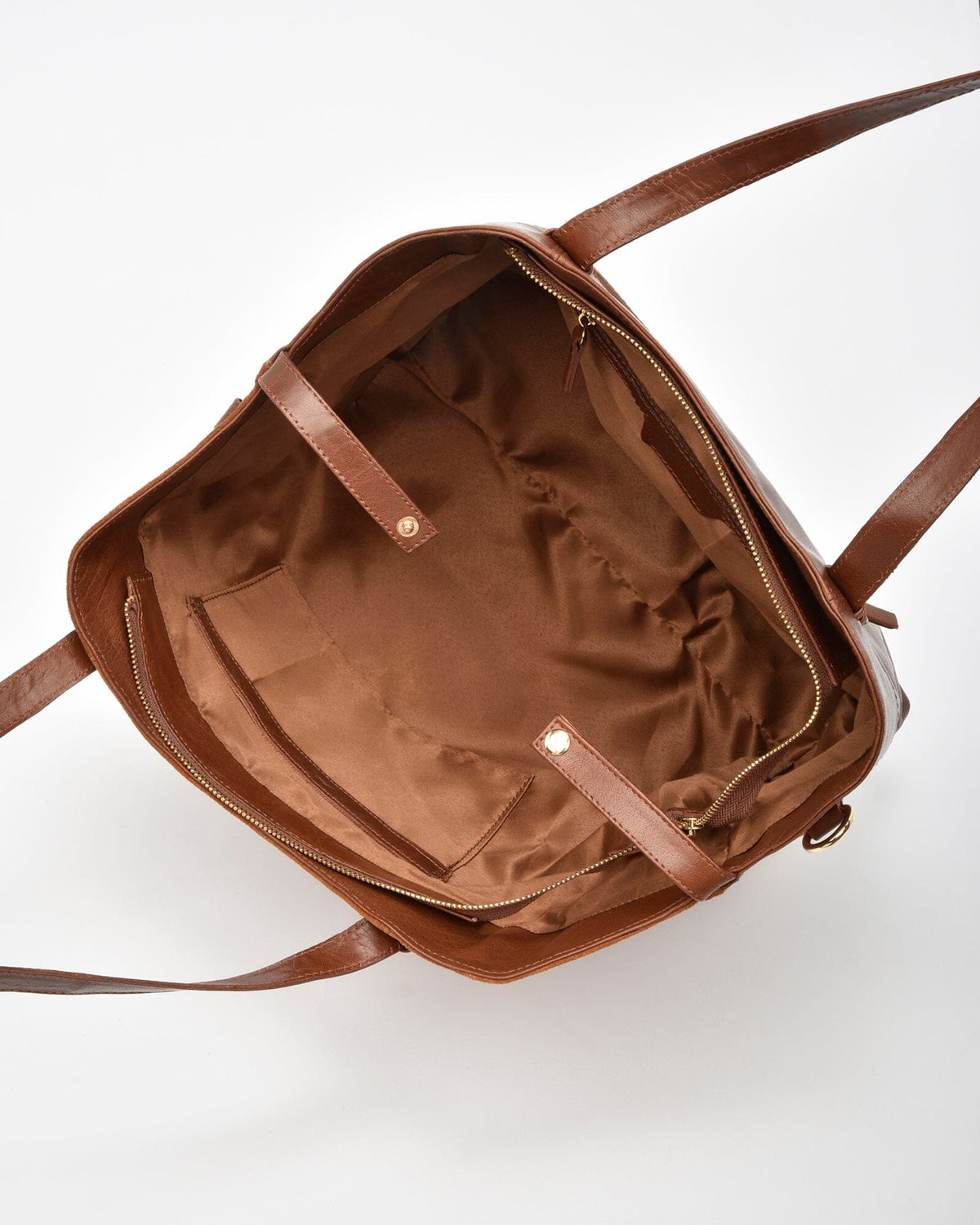 Hawthorn Suede & Leather Tote Bag - Tan