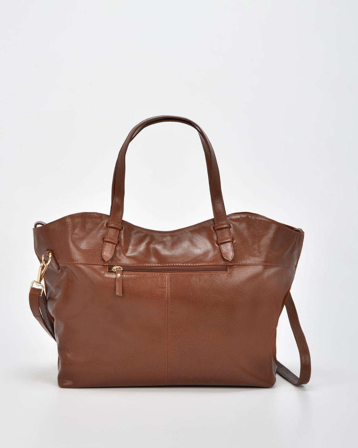 Hawthorn Suede & Leather Tote Bag - Tan
