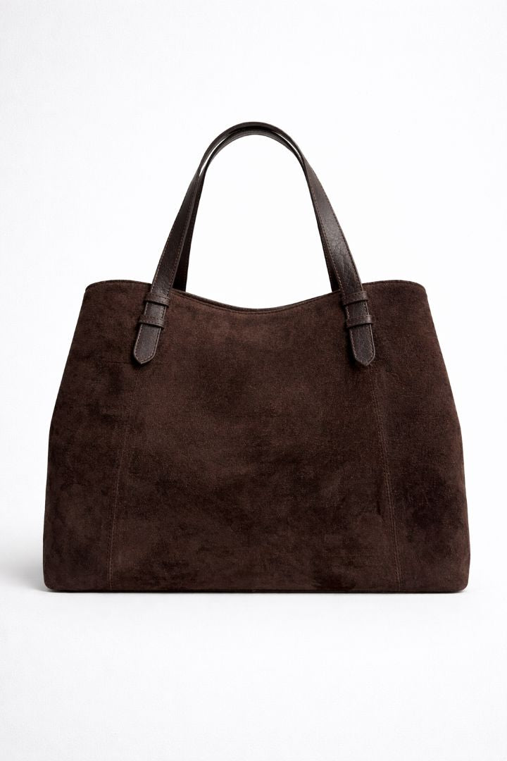 Hawthorn Suede & Leather Tote Bag
