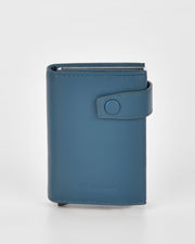 Healy Leather & RFID Safe Metal Card Holder