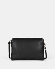 Holly Leather Crossbody Purse 2 in 1 - Black