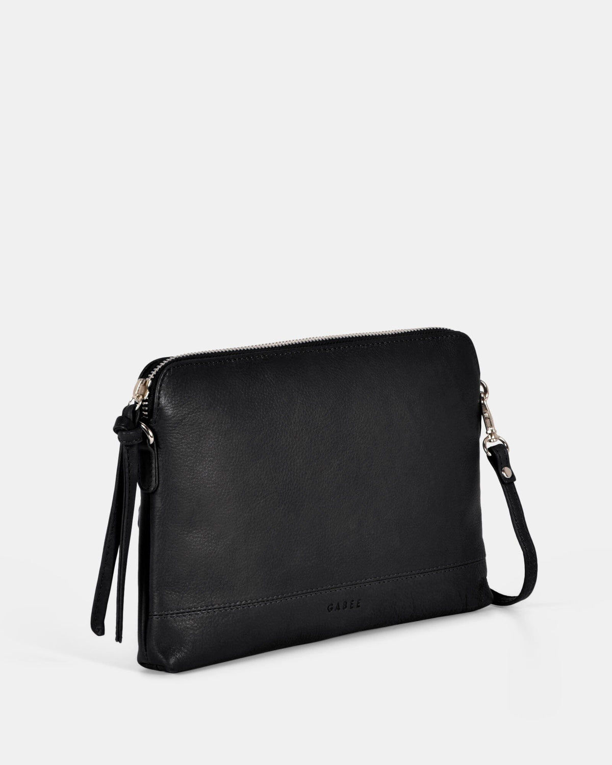 Holly Leather Crossbody Purse 2 in 1 - Black