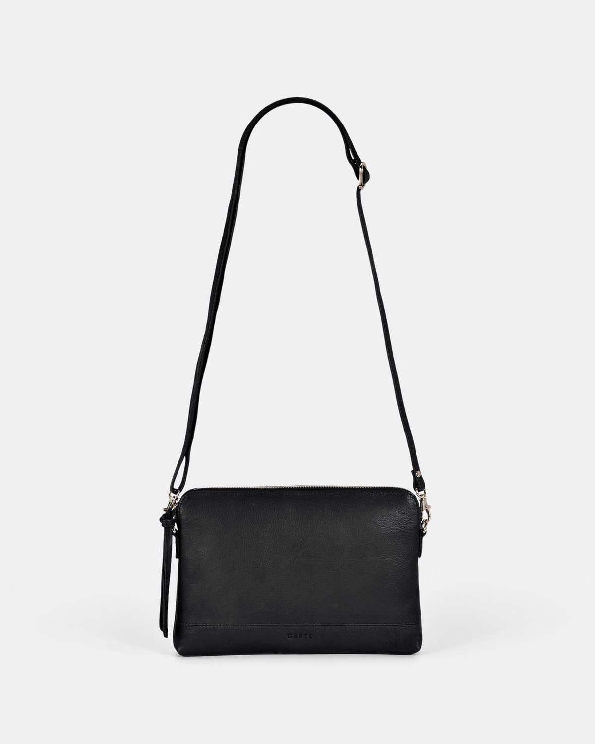 Holly Leather Crossbody Purse 2 in 1 - Black
