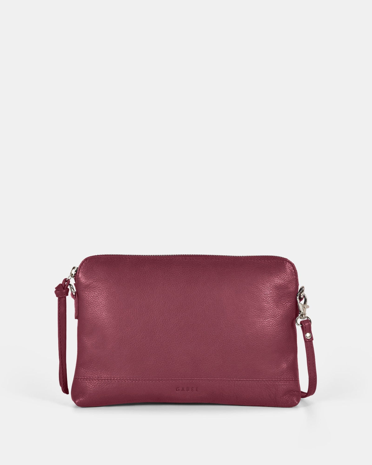 Holly Leather Crossbody Purse 2 in 1 - Mulberry