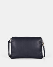 Holly Leather Crossbody Purse 2 in 1 - Navy