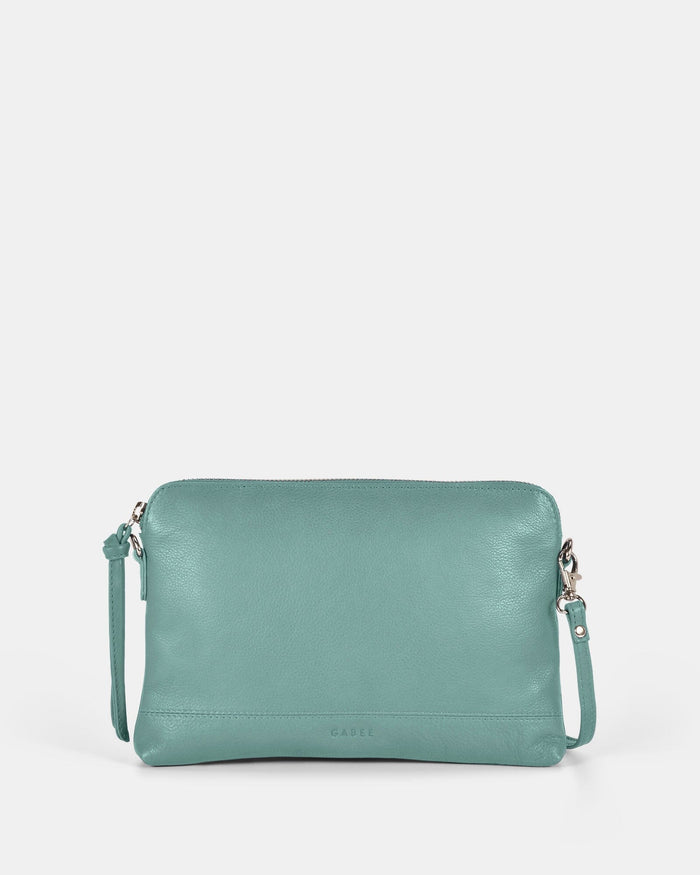 Holly Leather Crossbody Purse 2 in 1 - Ocean
