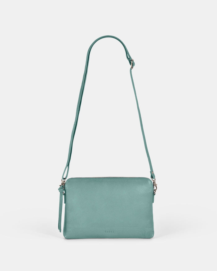 Holly Leather Crossbody Purse 2 in 1 - Ocean