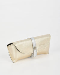 Iris Soft Leather Two Tone Glasses Case