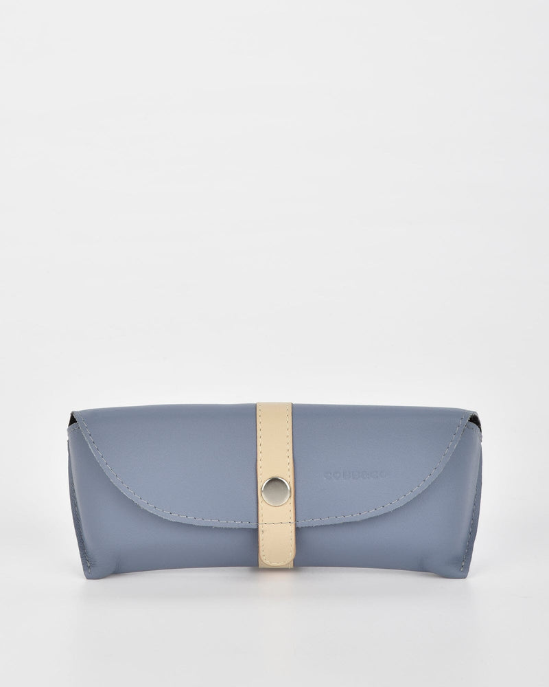 Iris Soft Leather Two Tone Glasses Case
