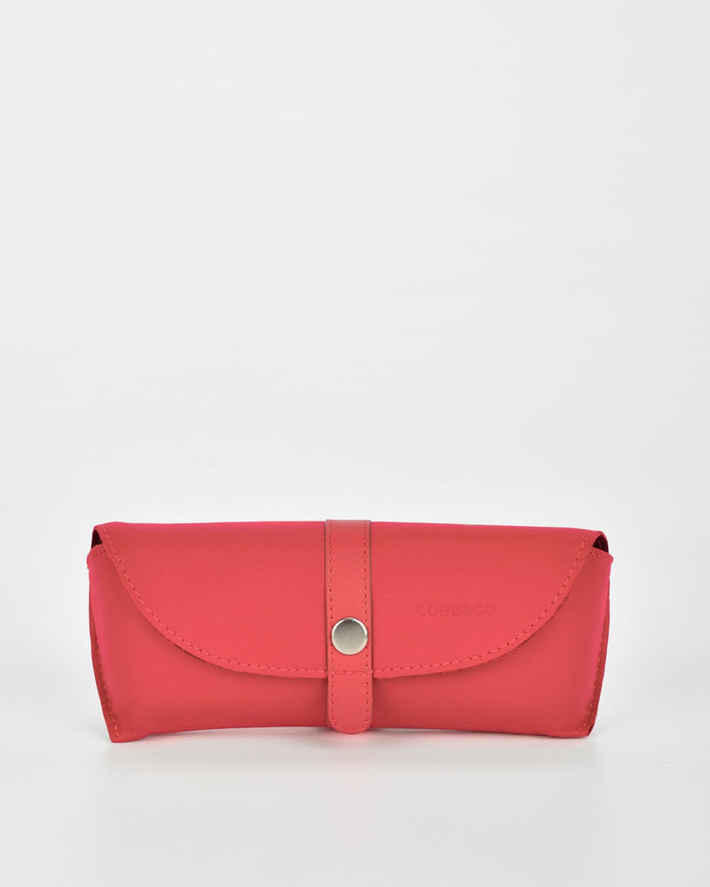 Iris Soft Leather Two Tone Glasses Case
