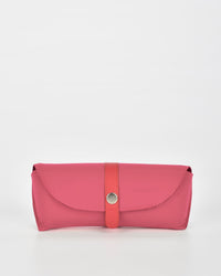 Iris Soft Leather Two Tone Glasses Case