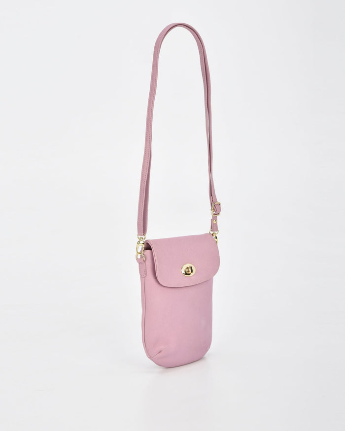 Janie Jnr Soft Leather Crossbody with Turnlock