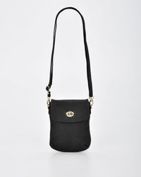 Janie Jnr Soft Leather Crossbody with Turnlock