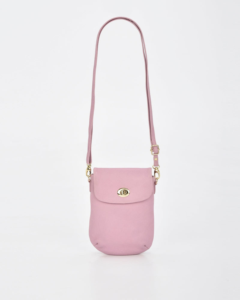 Janie Jnr Soft Leather Crossbody with Turnlock