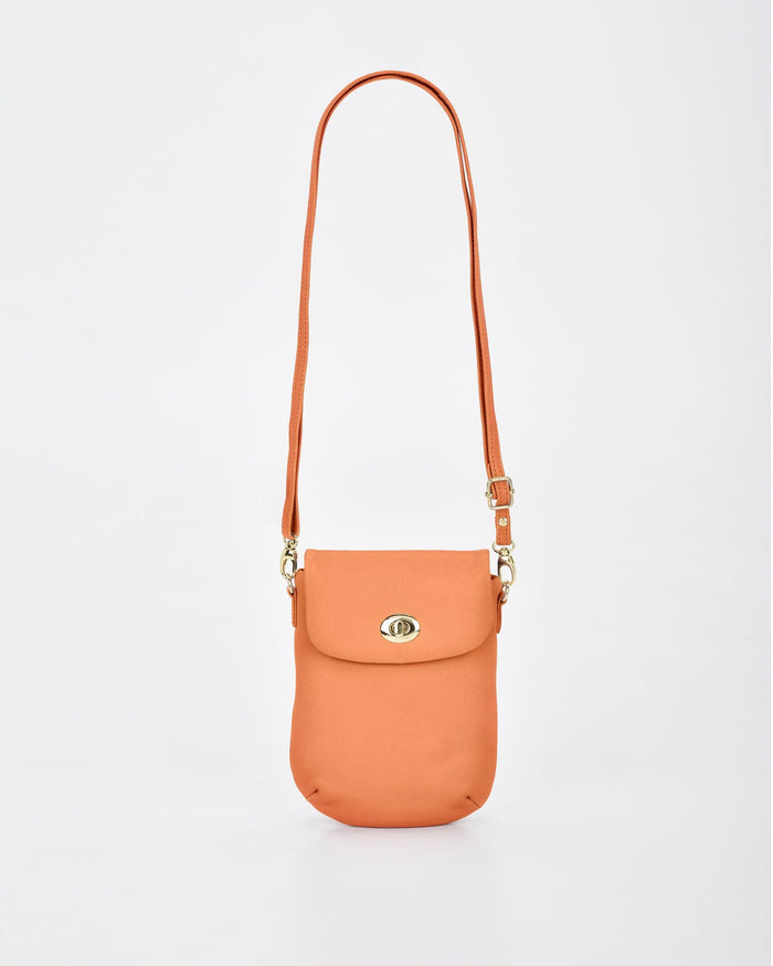 Janie Jnr Soft Leather Crossbody with Turnlock