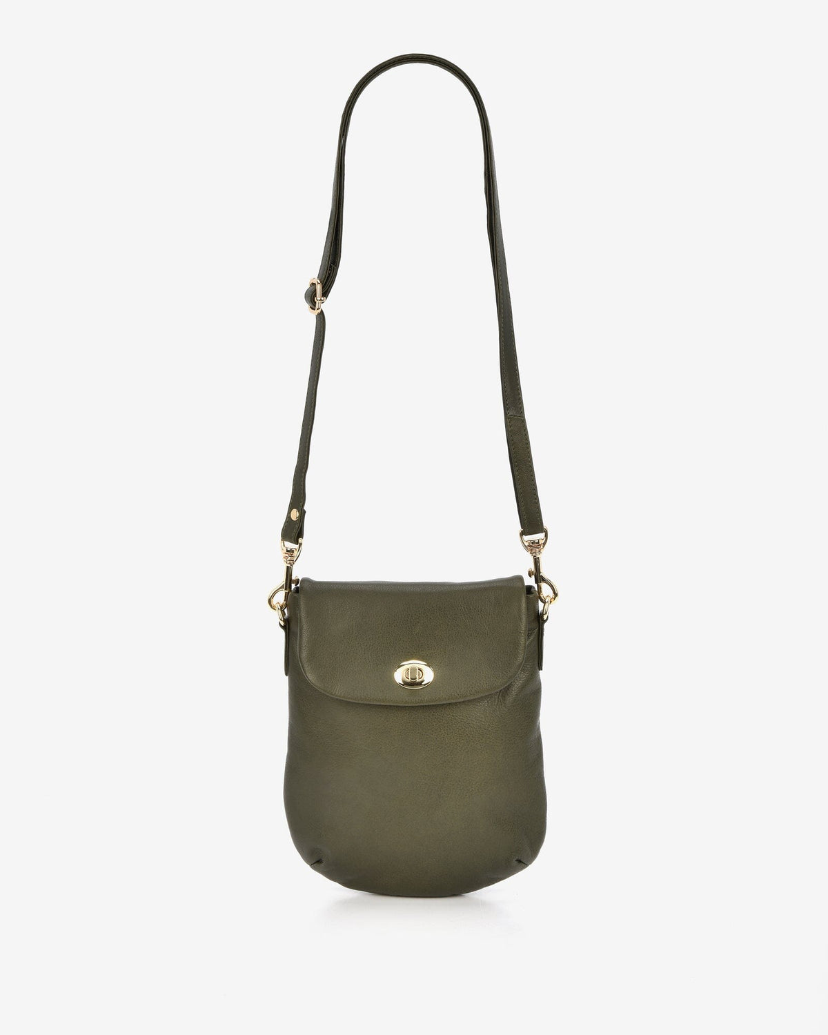Janie Soft Leather Crossbody with Turnlock