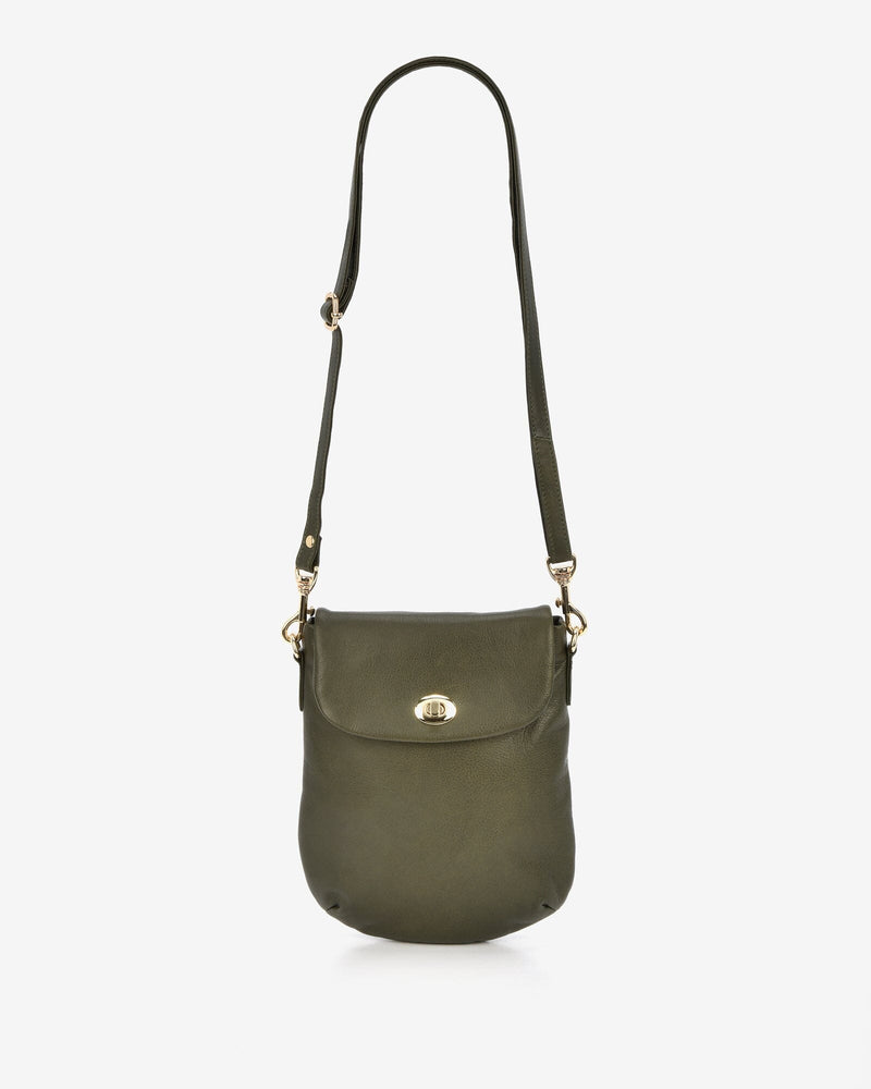 Janie Soft Leather Crossbody with Turnlock