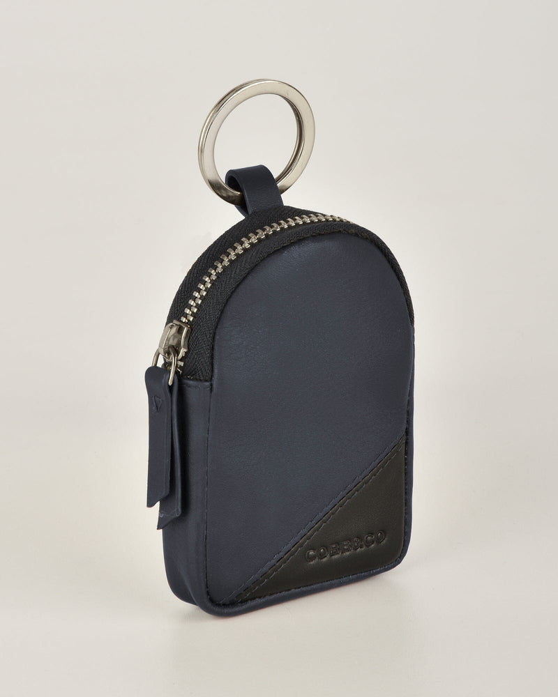 Johnson RFID Two-Tone Leather Keyring & Card holder