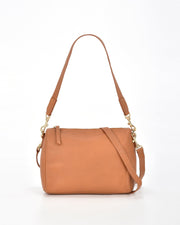 Jules Soft Leather Crossbody Shoulder Bag in Tan – designed in Australia by Gabee