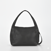 Junee Washed Leather Tote Shoulder Bag