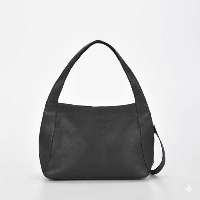 Junee Washed Leather Tote Shoulder Bag