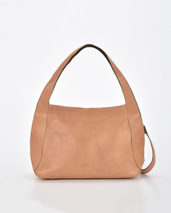 Junee Washed Leather Tote Shoulder Bag