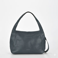 Junee Washed Leather Tote Shoulder Bag Tote COBB & CO Midnight 