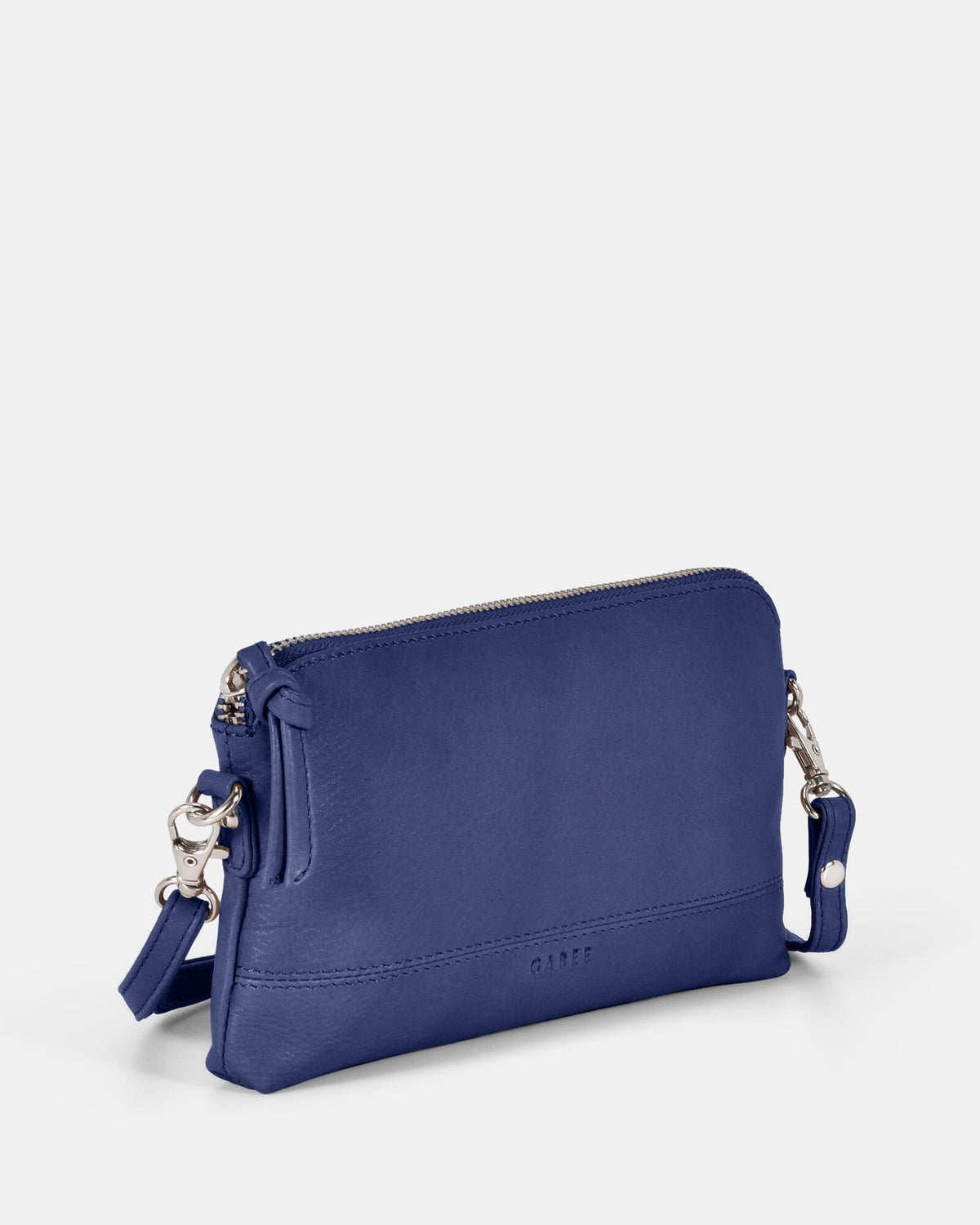 Kara Leather Crossbody Purse 2 in 1 - Blue